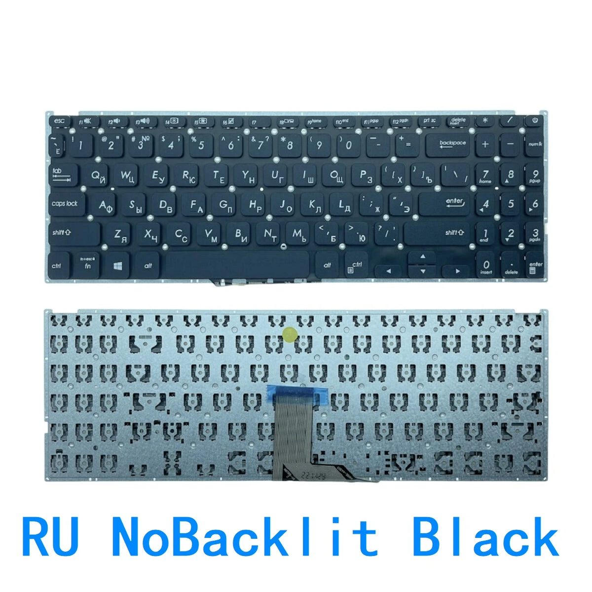 New US Russian Spanish Laptop Backlit Keyboard For ASUS Vivobook X512 X512D X512DA X512F X512FA X512U X512UA X512UB ASUS laptop repair parts