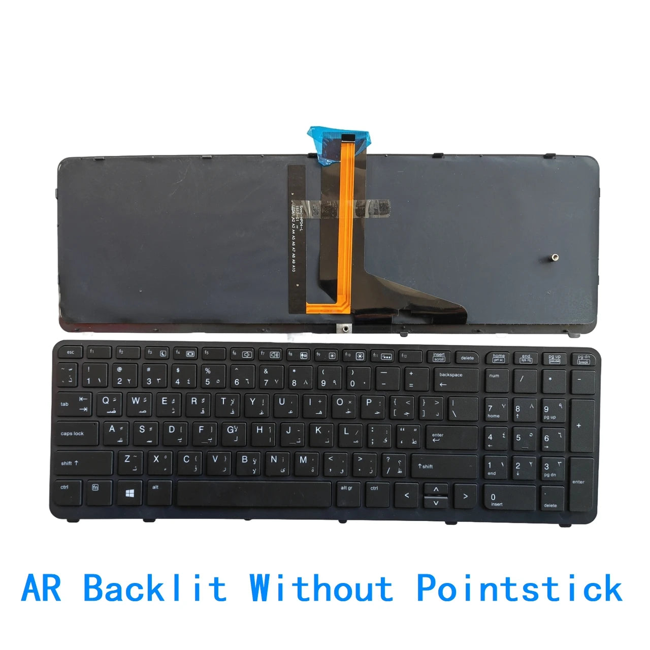 New US Spanish Arab Language  Backlit Keyboard For HP ZBOOK 15 G1 G2 ZBOOK 17 G1 G2 Notebook PC Replacement Keyboard  HP laptop repair parts
