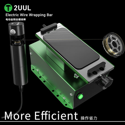 2UUL DA20 Electric Wire Wrapping Bar Gold steel wire for separating the backlight of LCD screens in mobile phone repair Professional Repair Tools