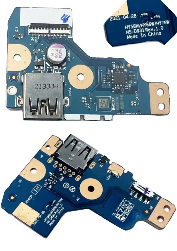USB Board For Lenovo Legion 5-15ACH6 R7000P Y7000P 2021 NS-D601 NS-D741 NS-D711 NS-D571 NS-D713 NS-D931 Card reader board Lenovo laptop repair parts