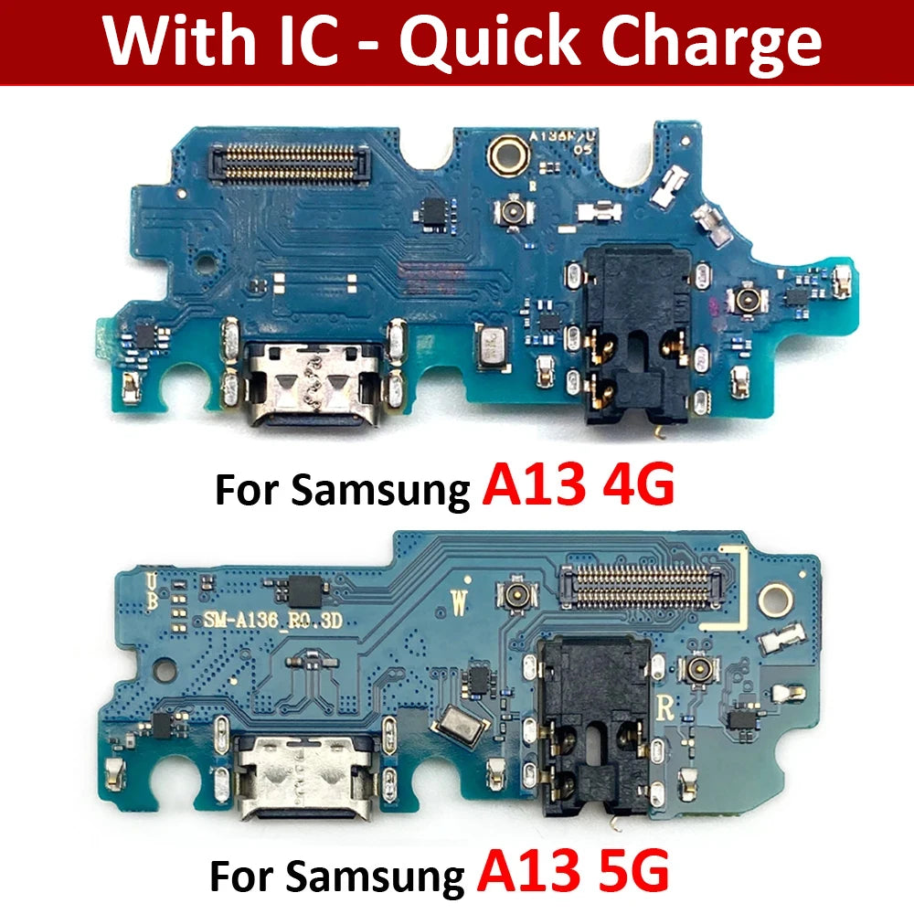 USB Charging Port Microphone Dock Connector Board Flex Cable For Samsung A13 4G 5G A136B A316 A135 A135F Repair Parts Samsung phone repair parts