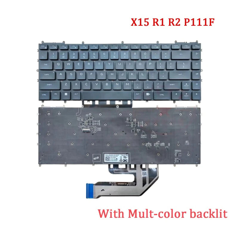 NEW ORIGINAL Laptop Keyboard For DELL Alienware X14 X15 X17 R1 R2 M15 R5 R6 R7 P111F P48E Dell laptop repair parts