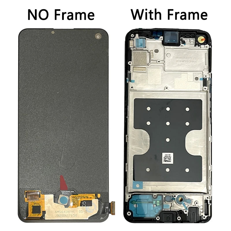 6.4'AMOLED For OPPO Realme 7 Pro LCD Display Touch Screen Digitizer Panel Assembly for Realme7 Pro 7Pro RMX2170 LCD Oppo phone repair parts Realme phone repair parts
