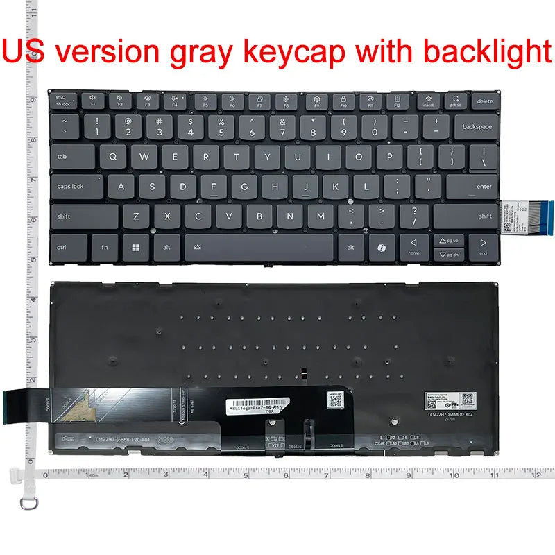NEW Laptop Keyboard For Lenovo Yoga Slim 7 14APU8 14IMH9 14Q8X9 2023 Yoga Pro 7 9 14IRP8 2023  Yoga Pro 7 14IMH9  Type 83E2 5CB1P53806 Lenovo laptop repair parts