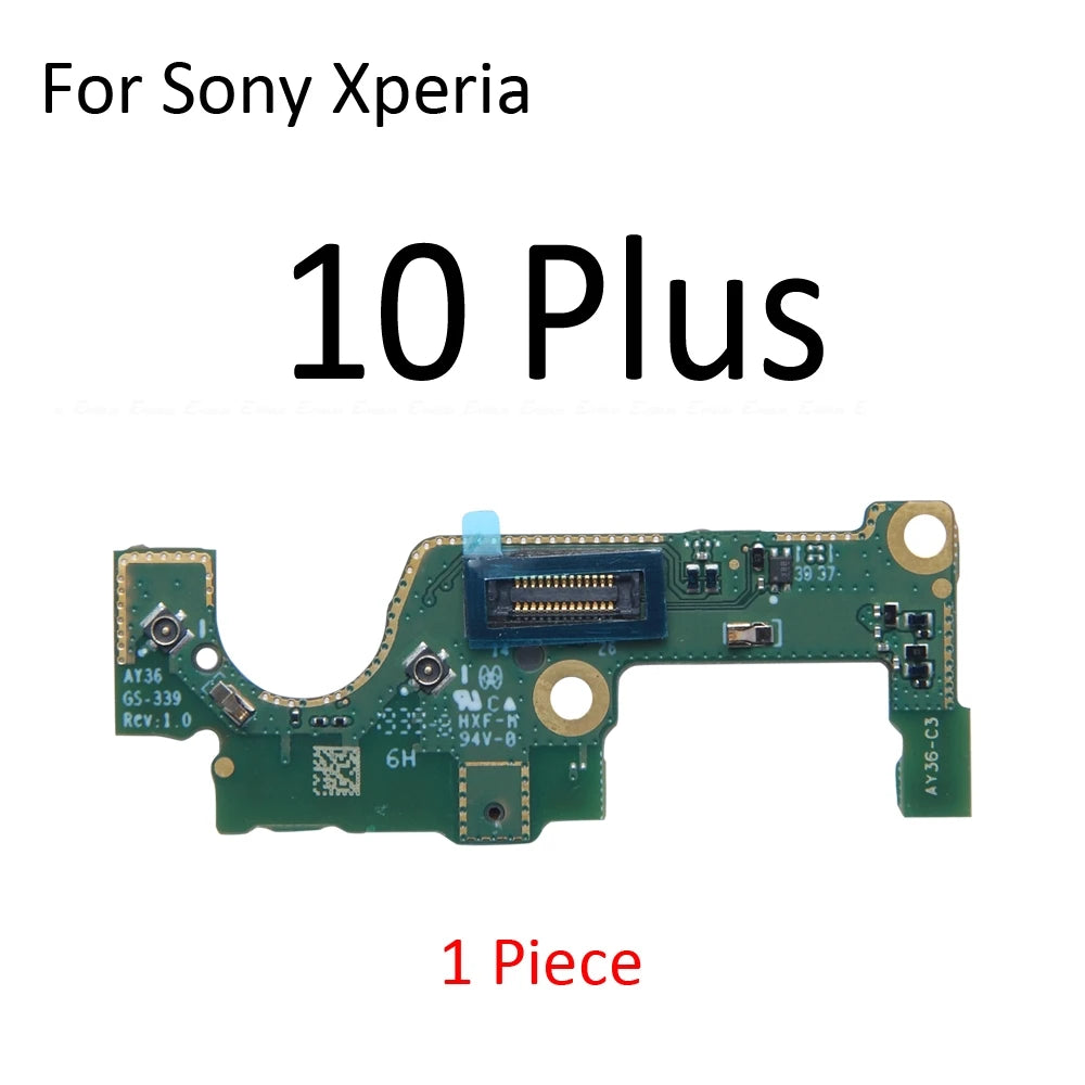 Microphone Mic Module Board SIM SD Card Reader Holder Flex Cable Replacement Parts For Sony Xperia 1 5 10 Plus II III IV Sony phone repair parts