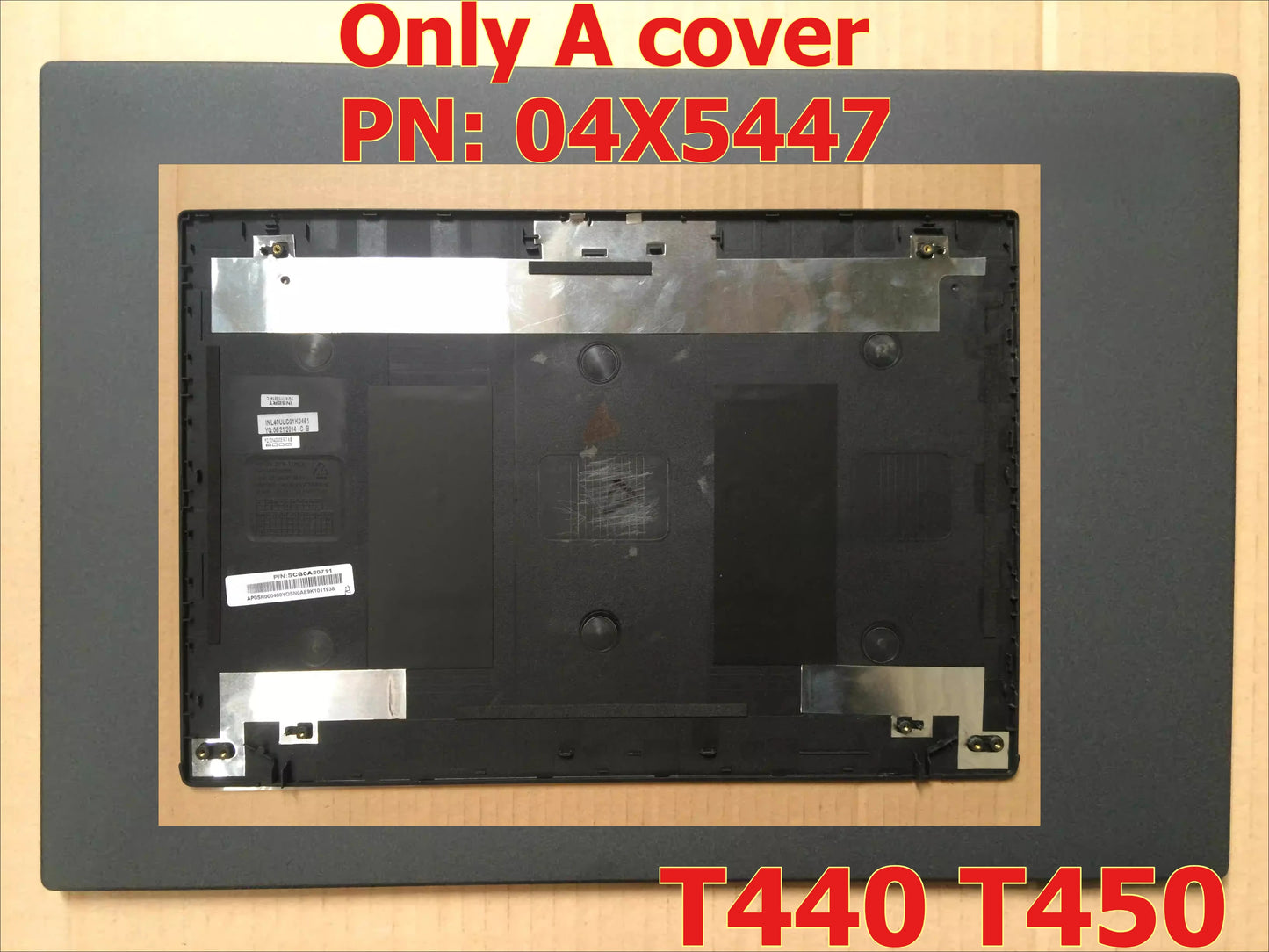 LCD Back Cover Case housing For Thinkpad T440 T450 T430 T430i 04X5447 00HT297 04X5453 00HT297 hinge 04W6863 04X0438B