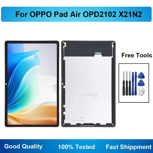 For OPPO Pad Air Screen For OPPO OPD2102 OPD2102A X21N2 LCD Display Touch Screen Digitizer Assembly Tablet repair parts