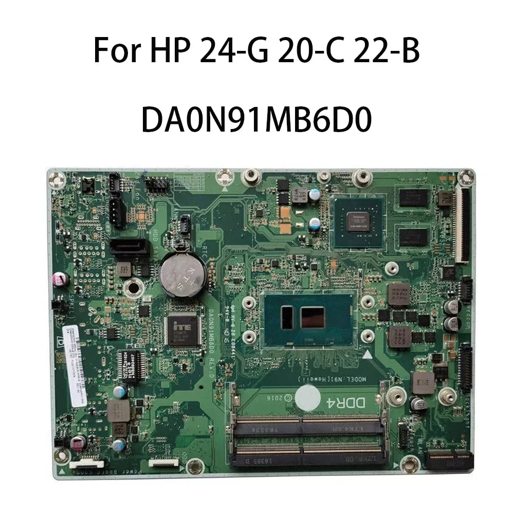 Laptop Motherboard For HP 24-G 20-C 22-B With CPU i5-6200U DA0N91MB6D0 848949-006 848949-606  HP laptop repair parts