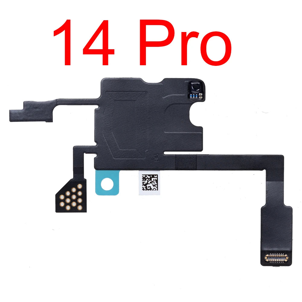 New Front Ear Earpiece Speaker Proximity Light Sensor Flex Ribbon Cable For IPhone 13 14 15 16 Pro Max Plus Mini iPhone phone repair parts