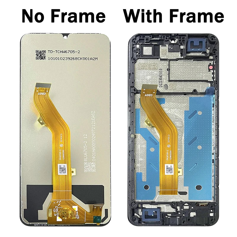6.75" Tested  For TCL 505 LCD T509K Display Screen Touch Panel Digitizer For TCL 505 4G LCD Replacement Repair Parts TCL phone repair parts