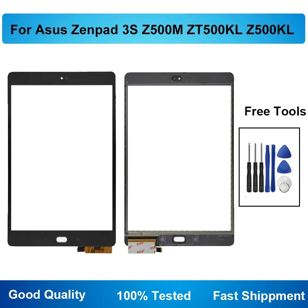 9.7" For Asus Zenpad 3S Z500M ZT500KL Z500KL LCD Outer Touch Screen Digitizer Front Glass Display Touch Panel Replacement Tablet repair parts