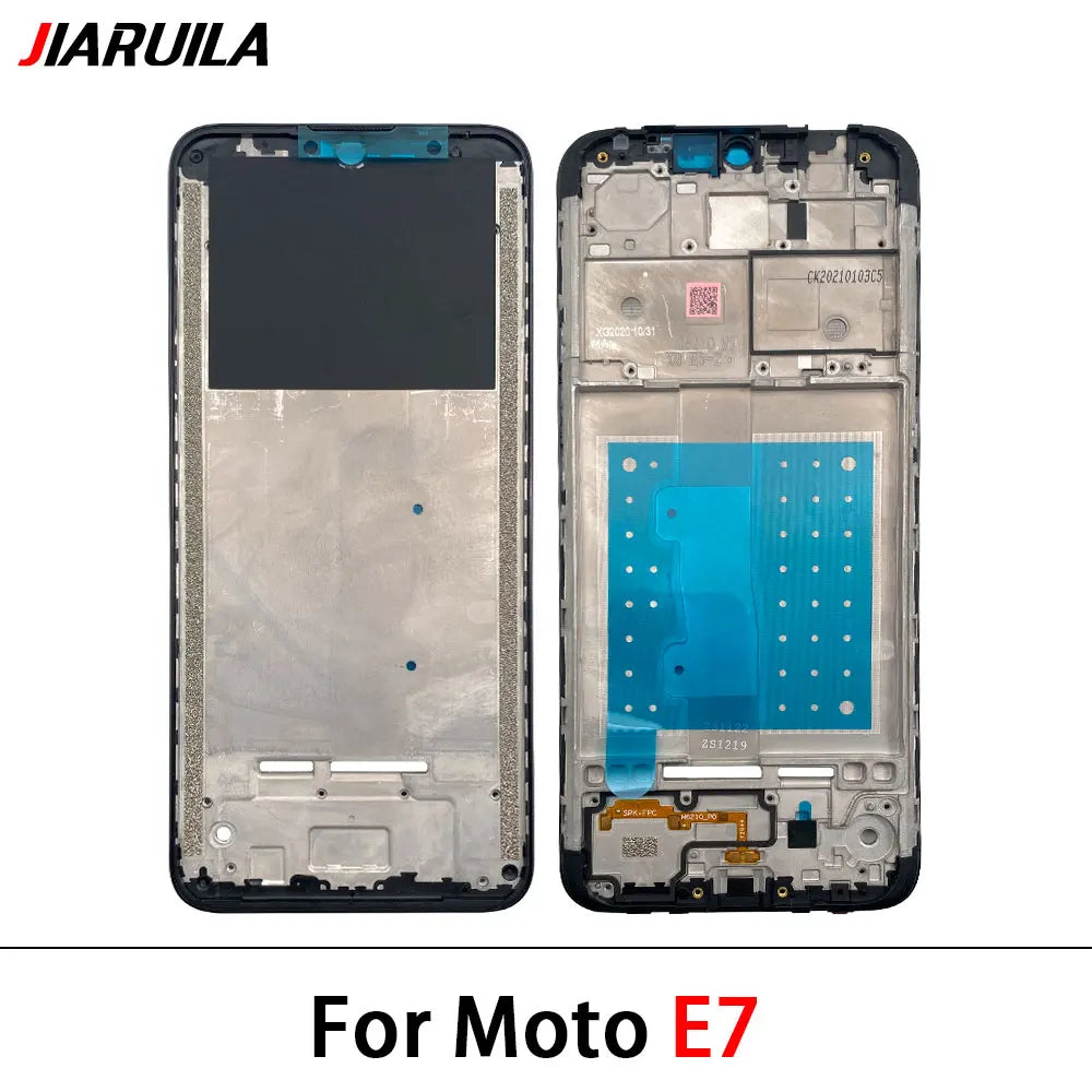 Front Housing LCD Display Bezel Middle Frame For Motorola Moto E13 E20 E22 E32 E32s E40 E6 E6s E7 Play Plus Power Motorola phone repair parts
