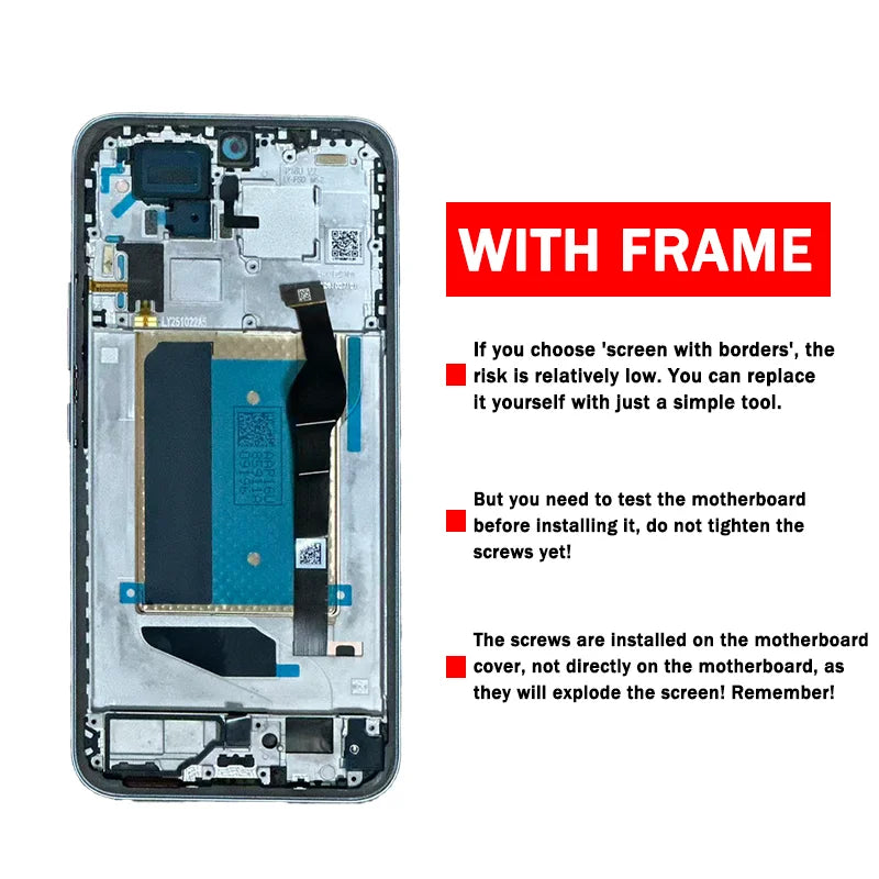 2510EPC8BG Premium Lcd For Xiaomi Poco M8 Pro 5G Display Touch Screen Digitizer Panel Assembly Lcd Screen With Frame Xiaomi phone repair parts