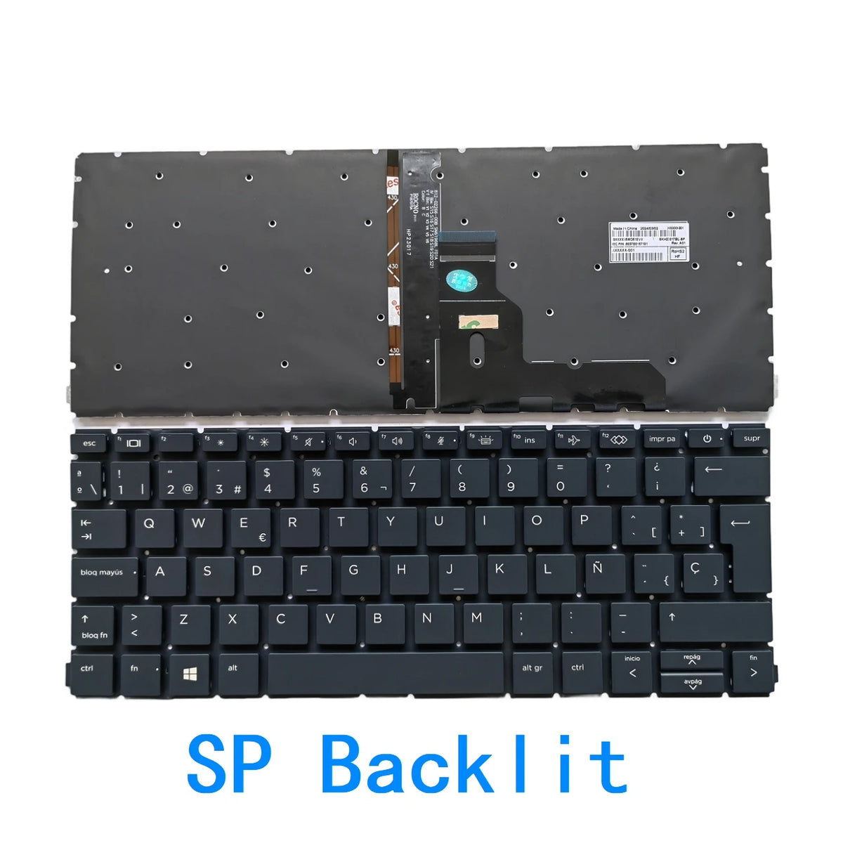New US Russian Spanish UK Language  Backlit Keyboard For HP PROBOOK 430 G8/ 435 G8/ 435R G8 Notebook PC Replacement Keyboard  HP laptop repair parts