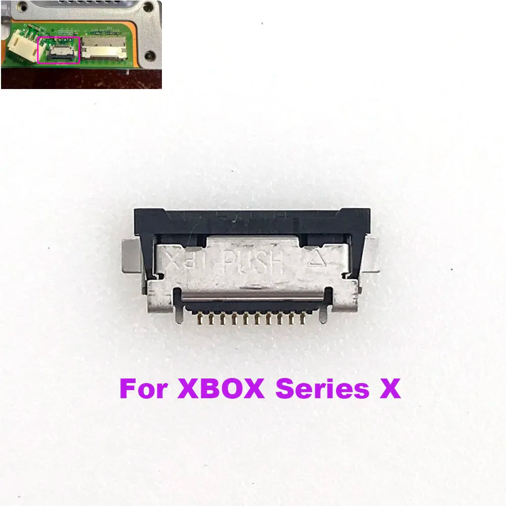5PCS For Xbox Series X Power / Eject Button Flex Cable Connector For NEXUS FPC Repair Part Game console repair parts