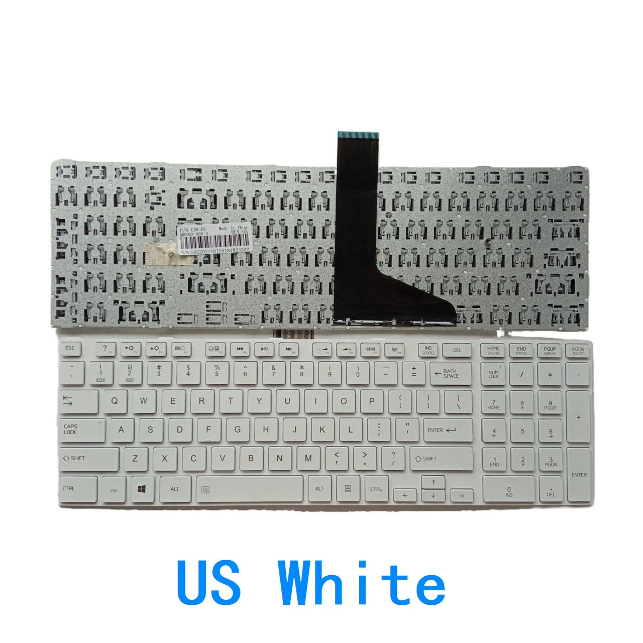 New US Russian Spanish Arab Brazil Keyboard For Toshiba Satellite C50 C50D C50-A C50-A506 C50D-A C55 C55T C55D C55-A C55D-A