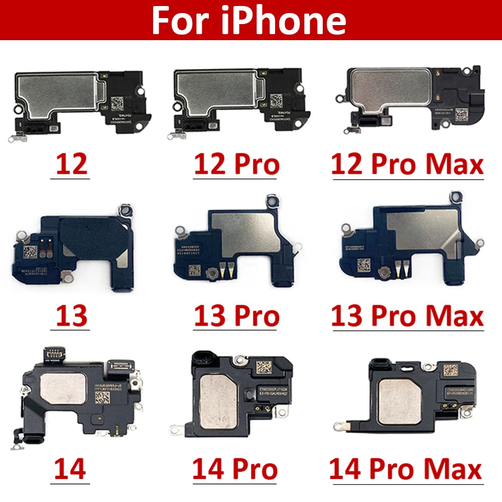 New Ear Speaker Earpiece For iPhone 11 12 13 14 15 Pro 11Pro 12Pro 13Pro 14Pro Max Sound Flex Cable Replacement Repair Parts iPhone phone repair parts