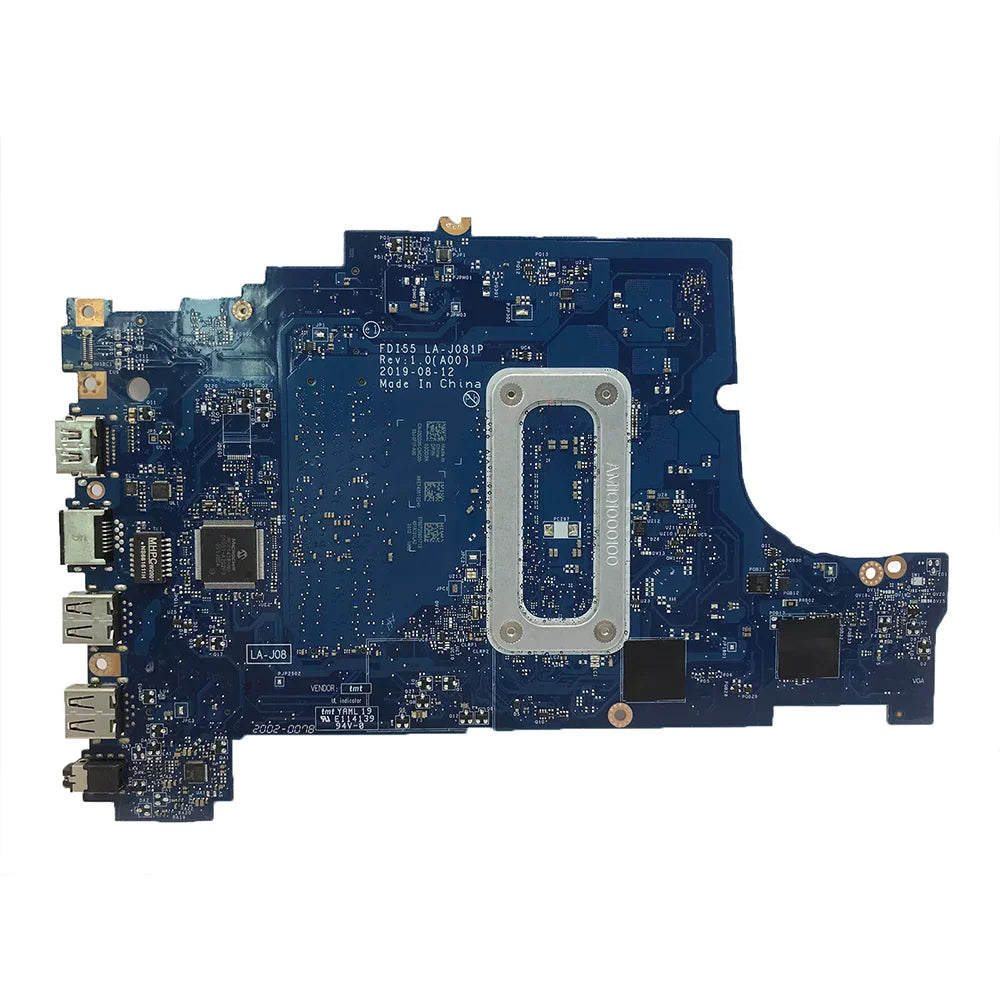 Laptop Motherboard For Dell Inspiron FDI55 LA-J081P with 3501 3493 3593 CPU：i3-1005G1 I5-1035G1 W20W5 62DM7 CY Dell laptop repair parts