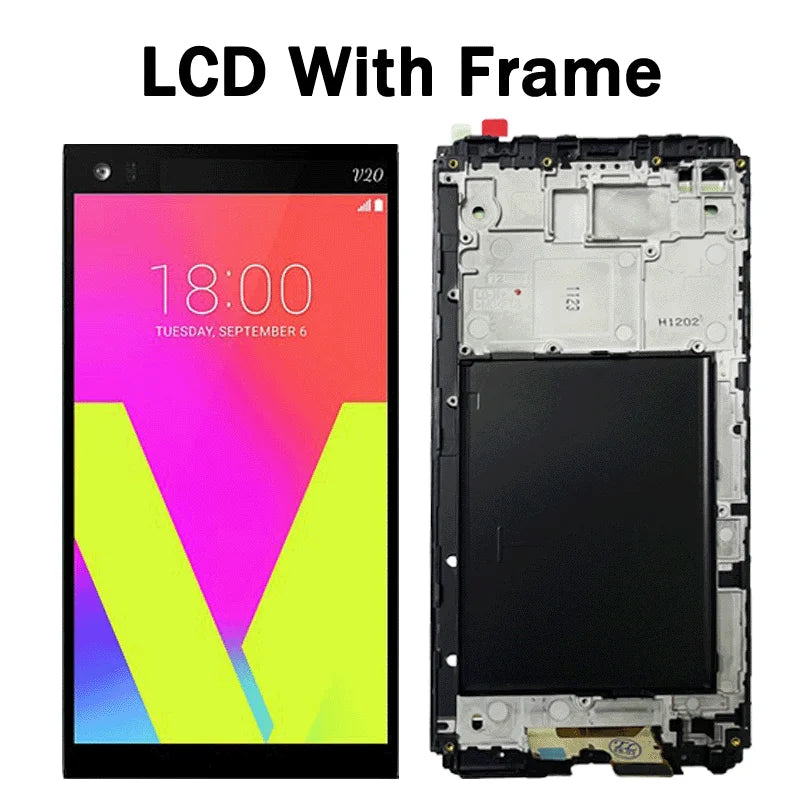 H990 H918 H910 LS997 US996 VS995 Premium Lcd For LG V20 Display Touch Screen Digitizer Panel Assembly With Frame LG phone repair parts