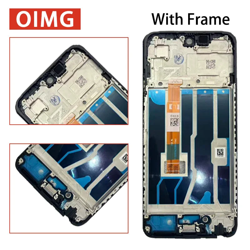6.67 High Quality For Oppo A5 4G/5G LCD CPH2735 CPH2727 PKW120 Display Touch Screen Digitizer Assembly Replacement Oppo phone repair parts Realme phone repair parts