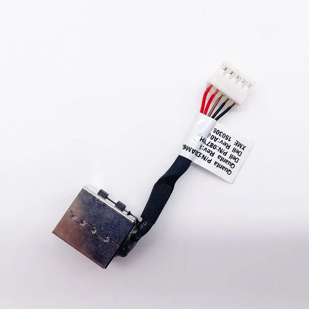 For Dell Inspiron 15 7000 7547 7548 7458 P41F Laptop DC Power Jack DC-IN Charging Flex Cable 087YRH 01H8X3 DD0AM6AD000 Dell laptop repair parts