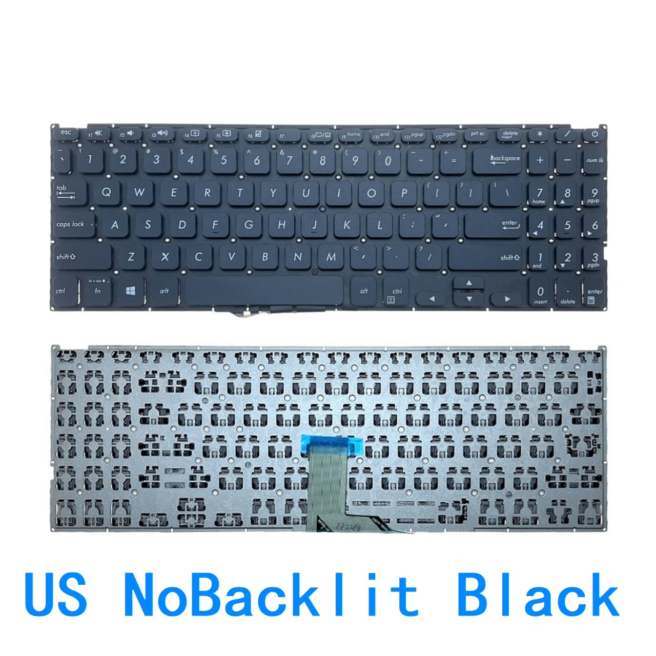New US Russian Spanish Laptop Backlit Keyboard For ASUS Vivobook X512 X512D X512DA X512F X512FA X512U X512UA X512UB ASUS laptop repair parts