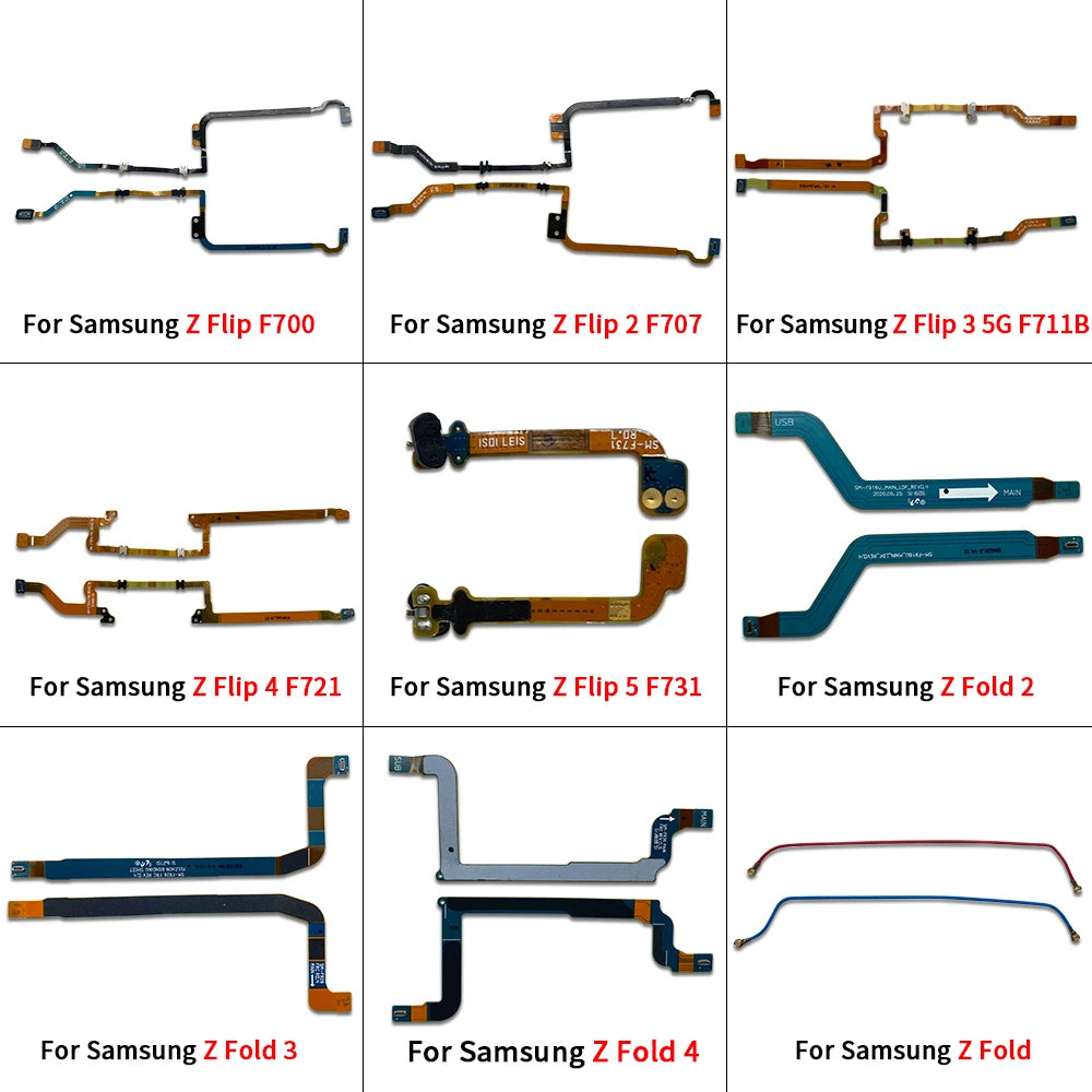 New Signal Antenna Flex Cable For Samsung Z Flip Fold 1 2 3 4 5 F707 F711 F721 F731 F916 F926 FPhone Repair Replacement Part Samsung phone repair parts
