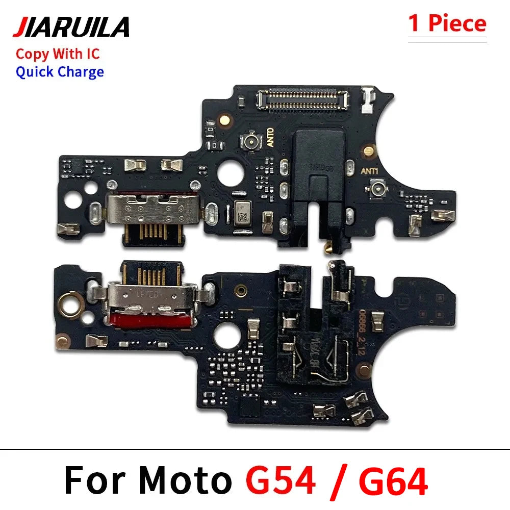 10Pcs, USB Charger Charging Port Connector Flex Cable For Moto G04 G14 G24 G54 G64 G84 G34 G45 G05 G15 G75 G85 G06 G56 G86 Power Motorola phone repair parts