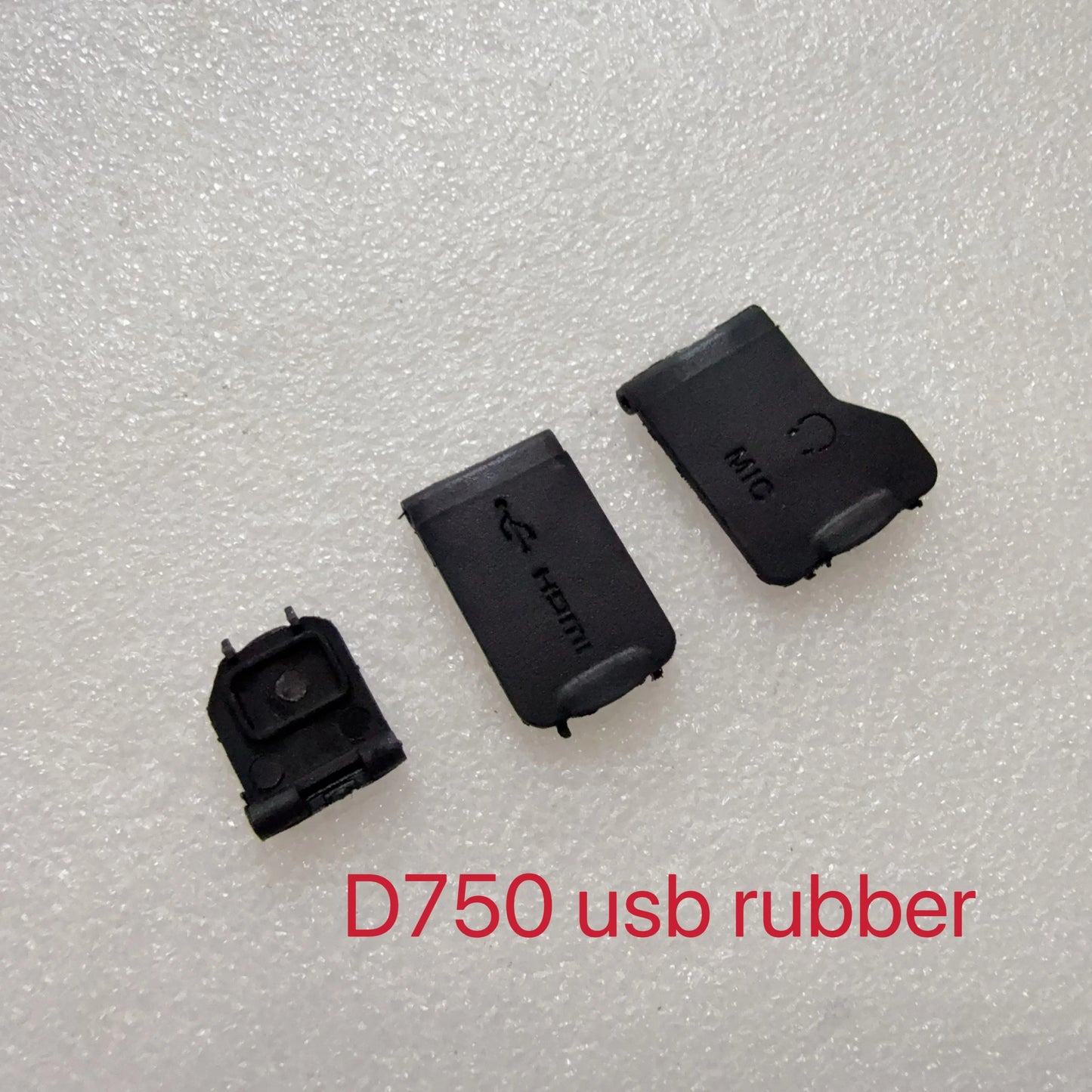 NEW For Nikon D750 MIC / HDMI / USB Rubber Camera Repair Part  Digital Camera repair parts
