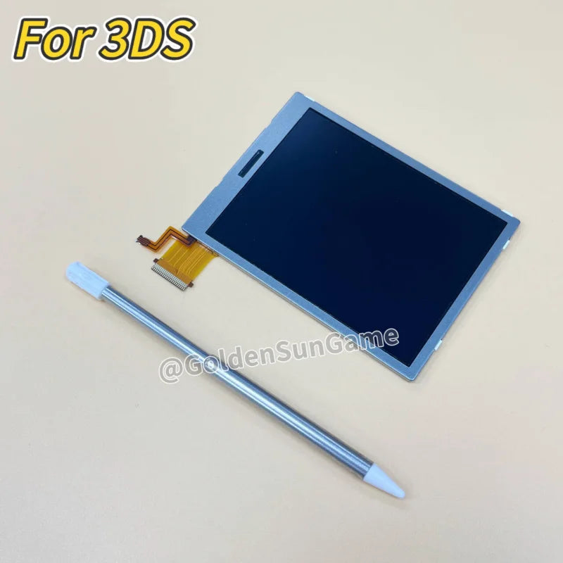Replacement Display LCD Screen for 3DS Game Console Bottom Lcd Screen with touch Stylus Pen for Old 3DS bottom Repair  Game console repair parts