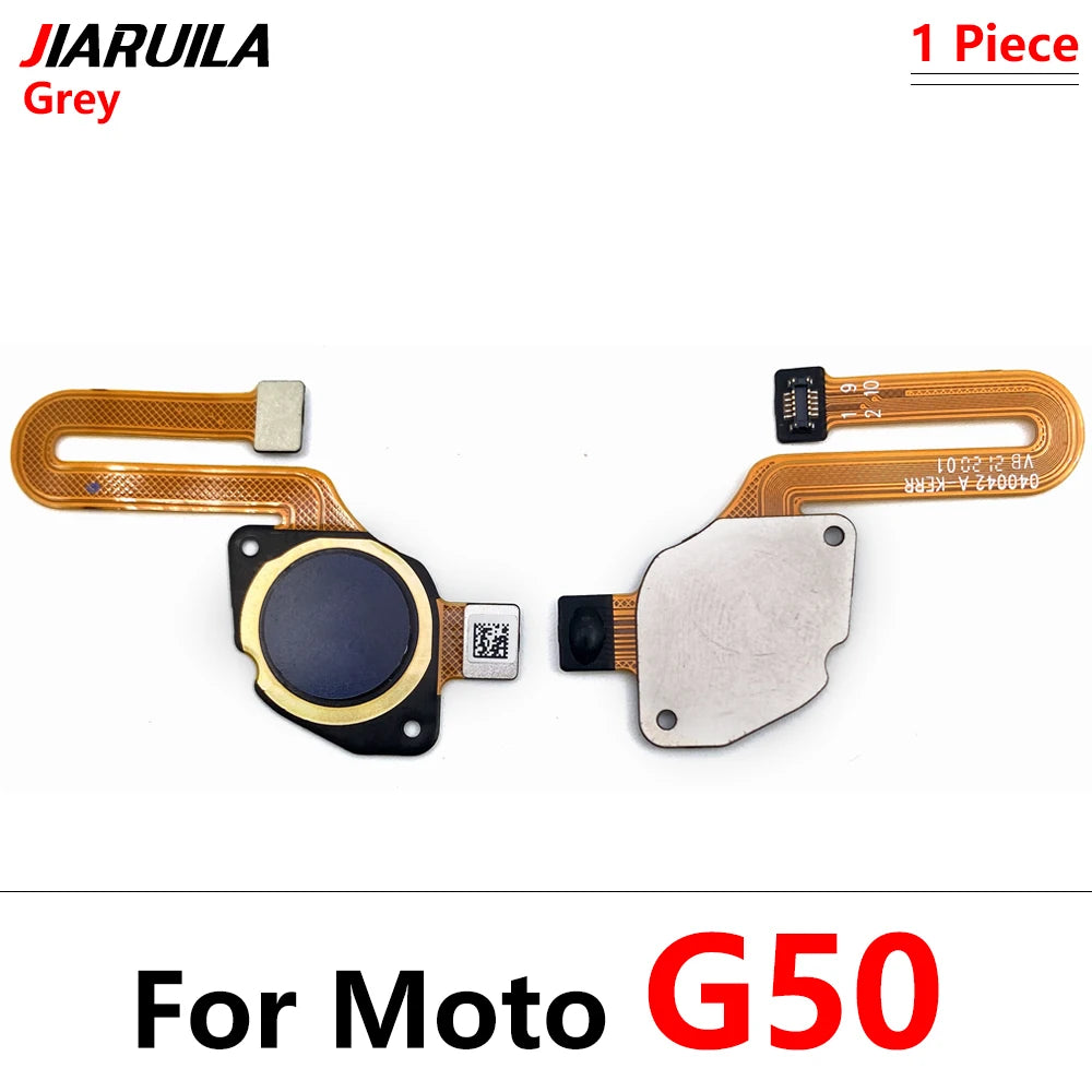 10Pcs/Lot,  Fingerprint Sensor Home Return Key Menu Button Flex Cable For Moto G10 G20 G30 G50 G60 G60s Motorola phone repair parts