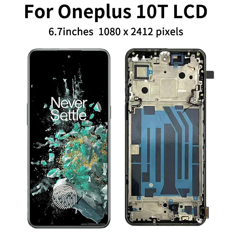 6.7" AMOLED For OnePlus 10T LCD Screen Display+Touch Panel Digitizer For 1+10T CPH2415 CPH2413 CPH2417 CPH2419 LCD  OnePlus phone repair parts
