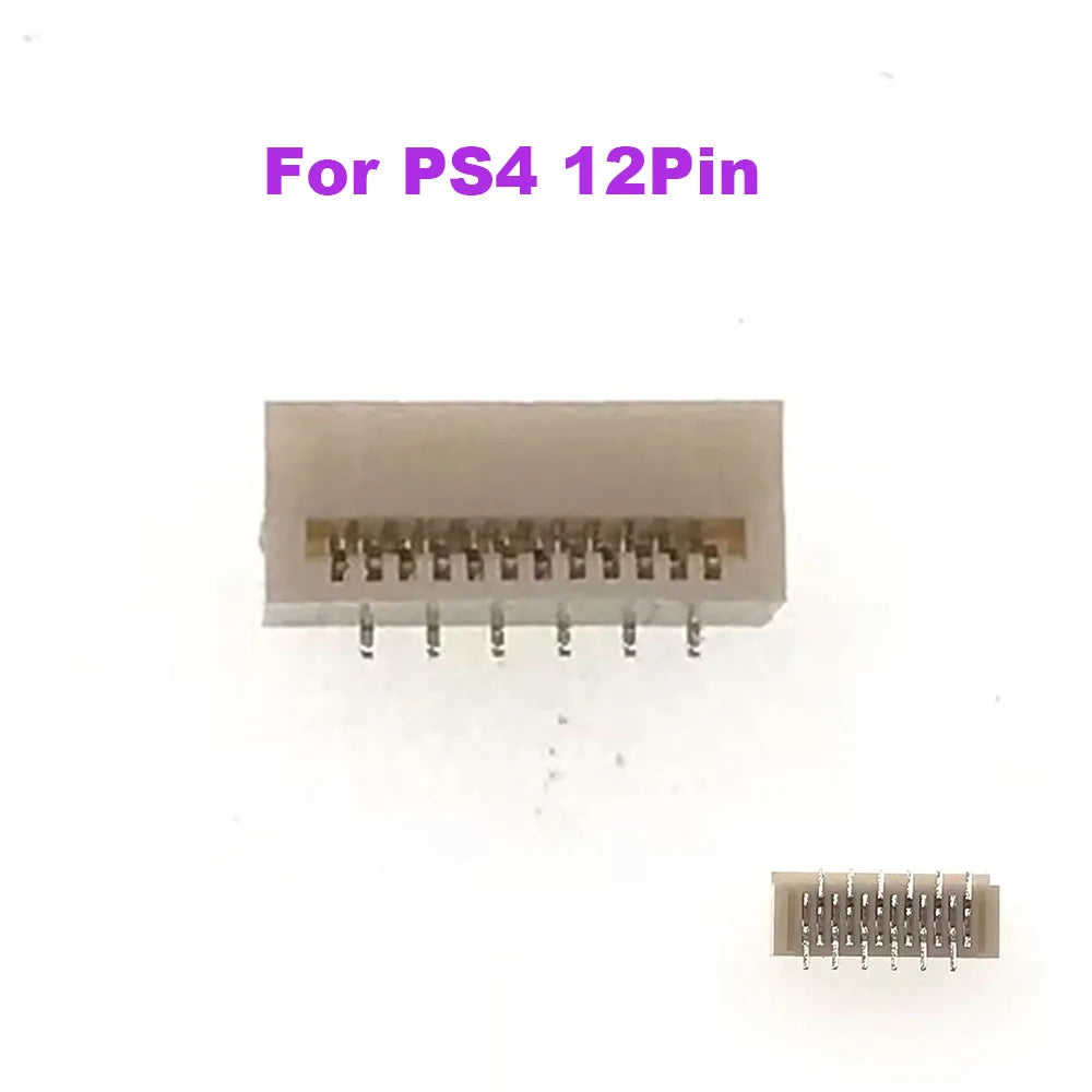 2Pcs For PS4 PS5 Handle Charging Battery Contact Connector L2 R2 Ribbon Contact Clip Socket JDM-001 011 030 040 050 BDM-010 Game console repair parts