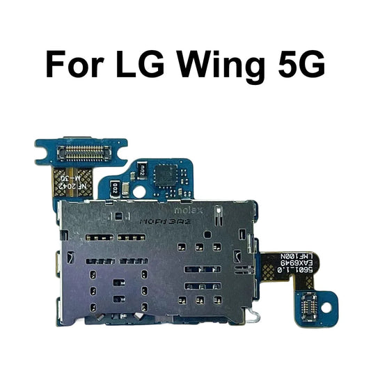 SIM Card Reader Board Flex Cable For LG Wing 5G LG phone repair parts
