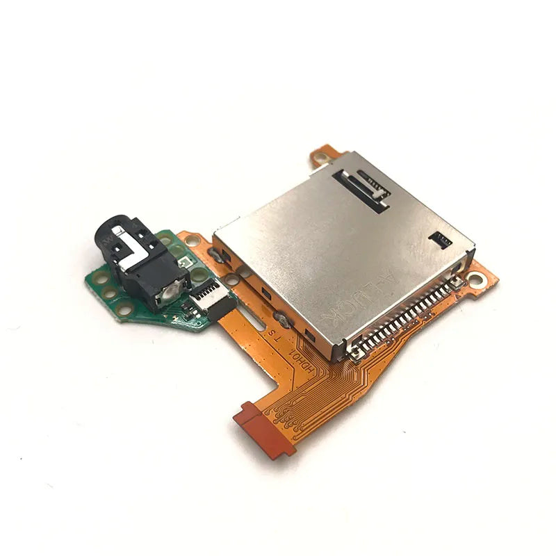 For NS Switch Lite Game Card Slot Reader With Headset Headphone Audio Jack Socket Board Replacement Part Game console repair parts