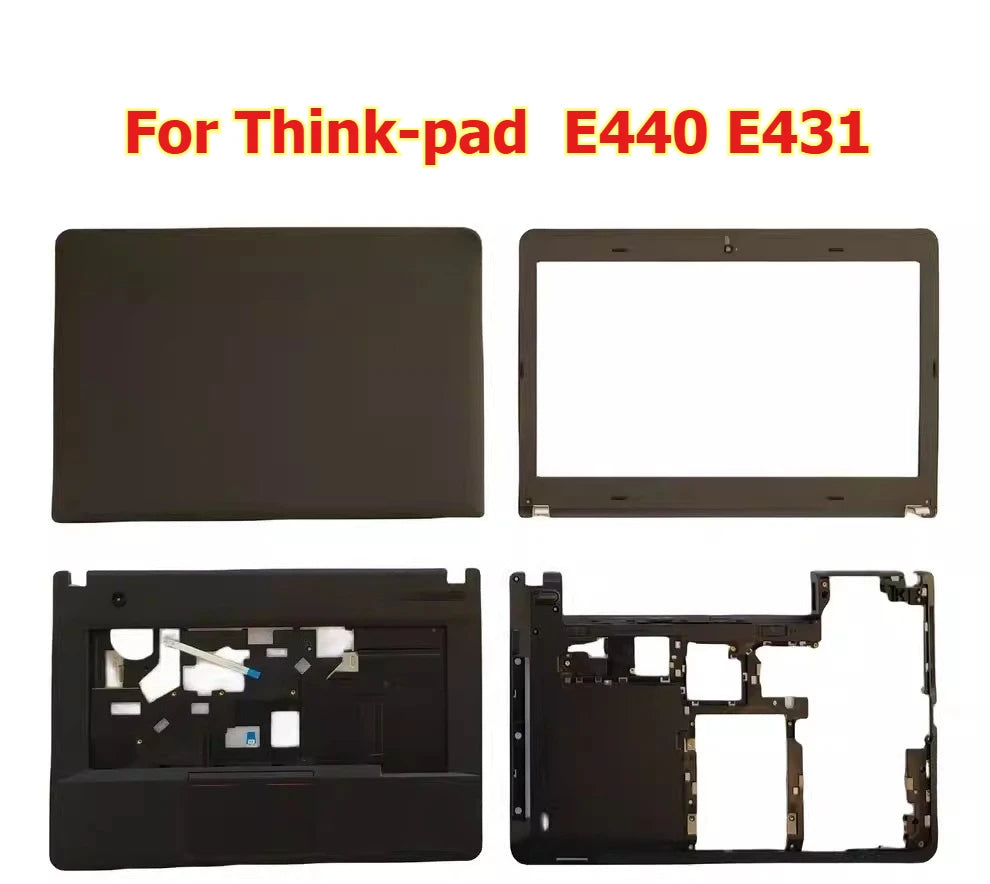 Cover case for Thinkpad  E440 E431 upper lcd back housing bezel palmrest topcase shell hinge bottom cover Lenovo laptop repair parts