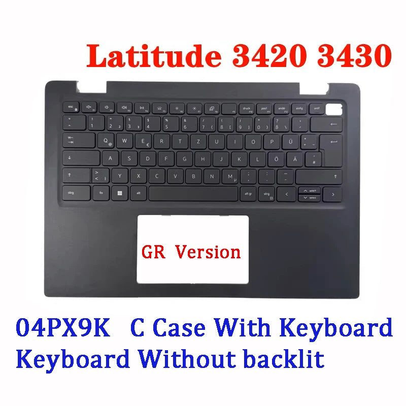 NEW ORIGINAL Laptop Top Case For Dell Latitude 3420 3430 E3420 US/UK/IT/GR/SP/BE Version 4PX9K  04PX9K Dell laptop repair parts