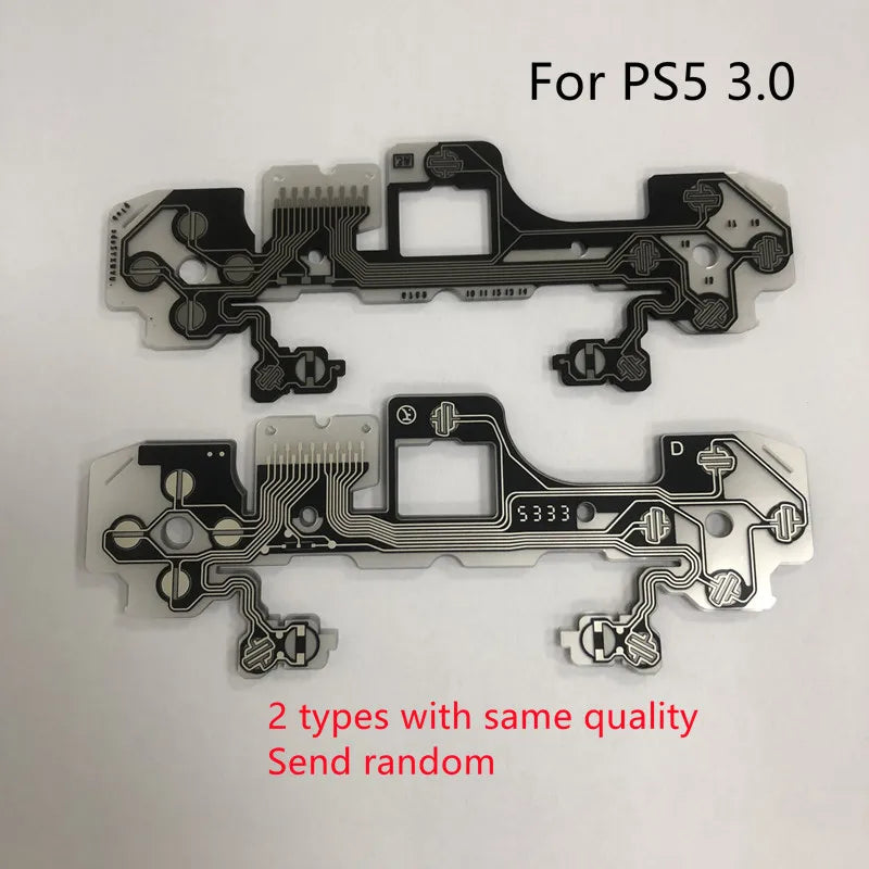 100pcs/lot Original New for PS5 Game Pad Controller Analog Joystick Button Conductive Film Flex Cable Ribbon V1.0 / V2.0 / V3.0 Game console repair parts