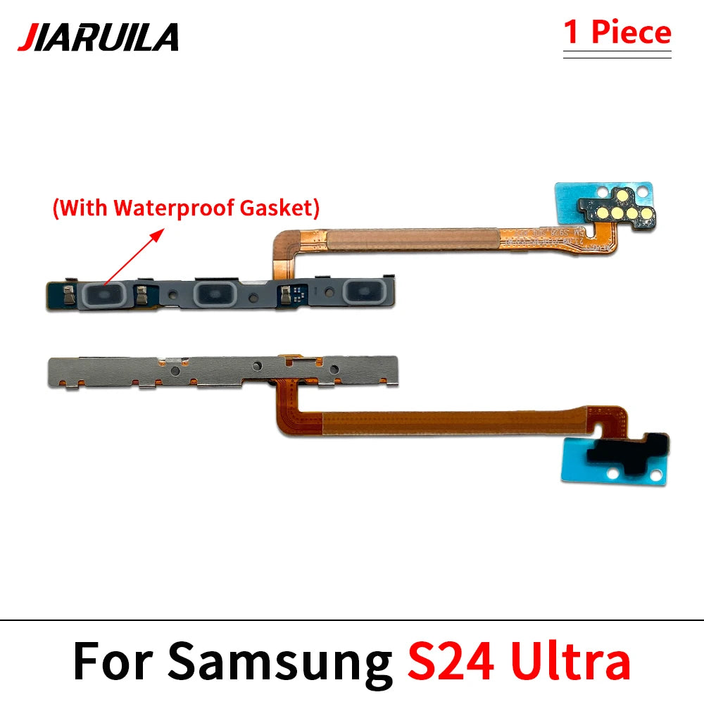 OEM Power On Off Volume Button Flex Cable For Samsung S25 S24 S23 S22 Plus Ultra S24 Fe S23 Fe With Waterproof Samsung phone repair parts