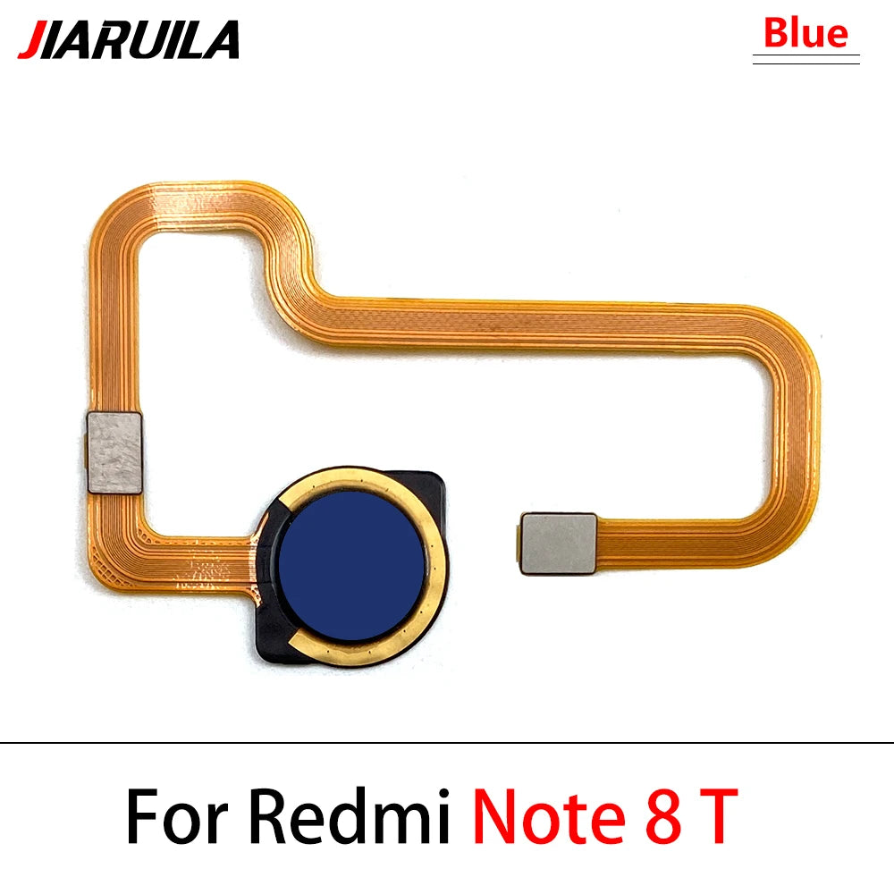 10Pcs, New For Xiaomi Redmi Note 8T 8 9s 9 Pro Home Button FingerPrint Touch ID Sensor Flex Cable Ribbon Replacement Parts  Xiaomi  Xiao mi phone repair parts