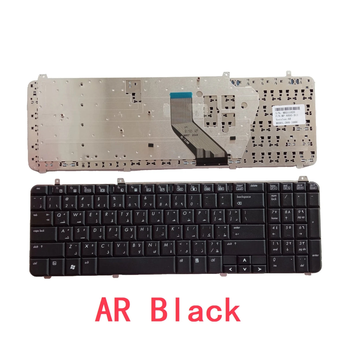 New US Russian Spanish Arab Laptop Keyboard For HP Pavilion DV6 DV6T DV6-1000 DV6-1200 DV6T-1100 DV6T-1300 DV6-2000 HP laptop repair parts