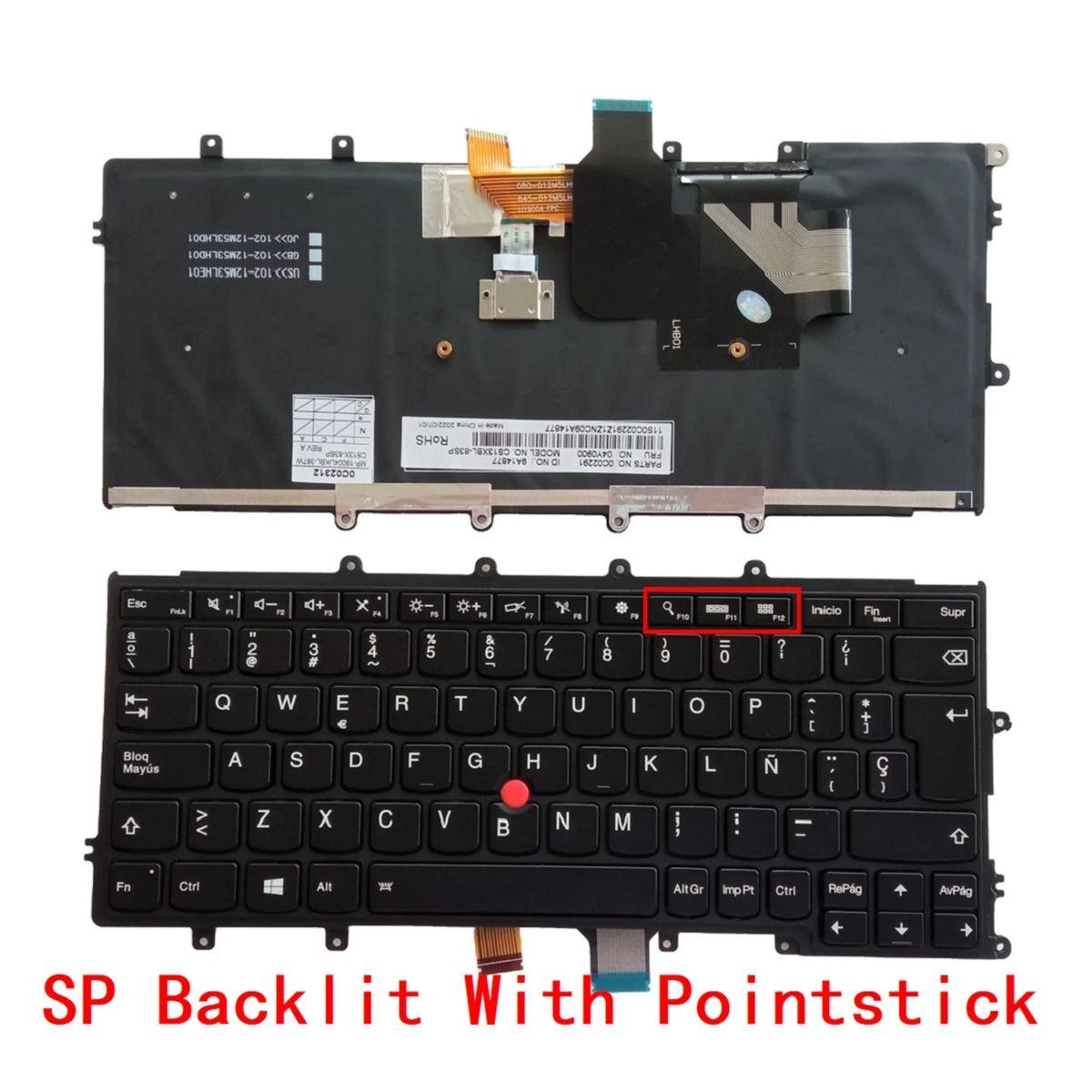 US Russian Spanish Arab Brazil Portuguese Backlit Keyboard For Lenovo Thinkpad X230S X240 X240S X250 X240I X230S X250 X260S X260 Lenovo laptop repair parts