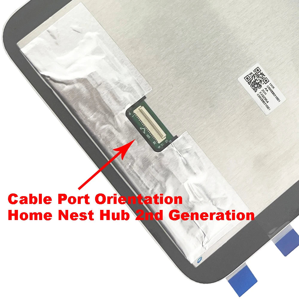 For Google Home Nest Hub 1 Generation / 2 Generation 7.0 Hub1 Hub2 LCD Display Touch Screen Digitizer Assembly Replacement Parts Google Tablet repair parts