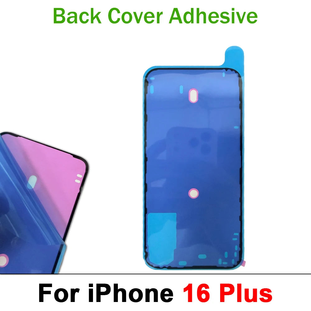 Back Cover Side Waterproof Seal Sticker For iPhone 15 16 17 Pro Max 15 Plus Air Front LCD Adhesive Seal Tape Glue Repair Sticker iPhone phone repair parts