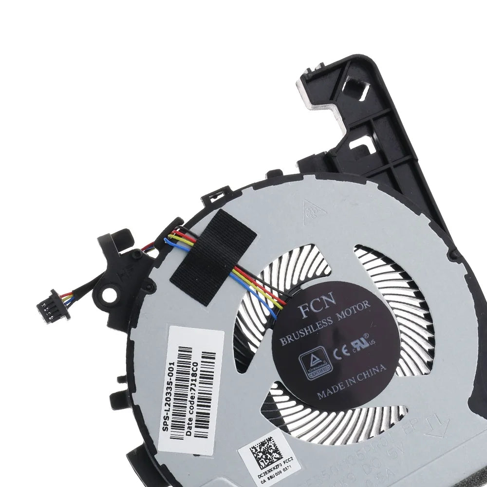 Original Fan  L20335-001 For HP Pavilion 15 CX CX0049NR CX0071NR CPU Cooling Fan HP laptop repair parts