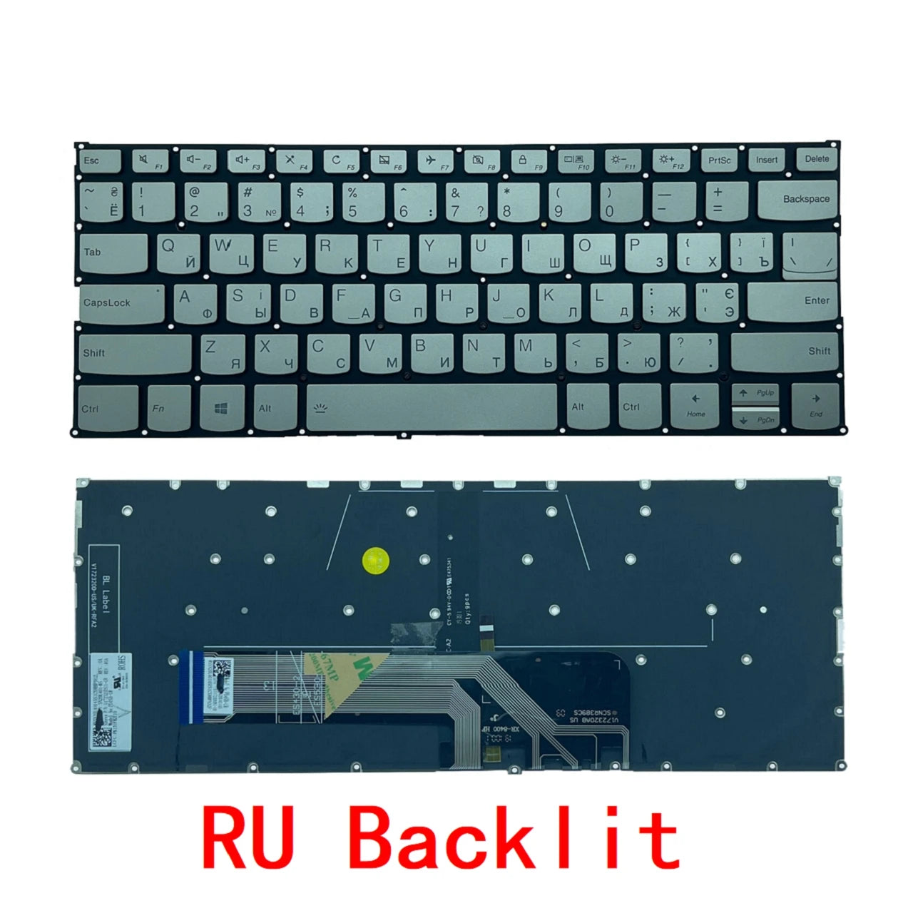 New US Russian Spanish Arab Brazil Portuguese Backlit Keyboard For Lenovo YOGA 530-14ARR 530-14IKB 730-13 730-15IKB/730-15IWL Lenovo laptop repair parts