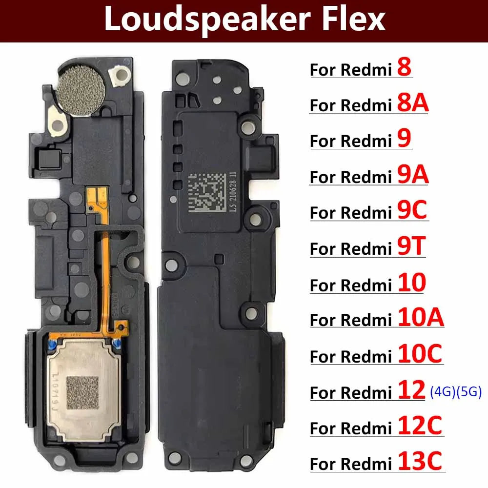 New For Xiaom Redmi 8 8A 9 9A 9C 9T 10 10A 10C 12 12C 13C 14C 4G 5G Buzzer Ringer Loud Speaker Loudspeaker Flex Cable Ribbon Redmi phone repair parts