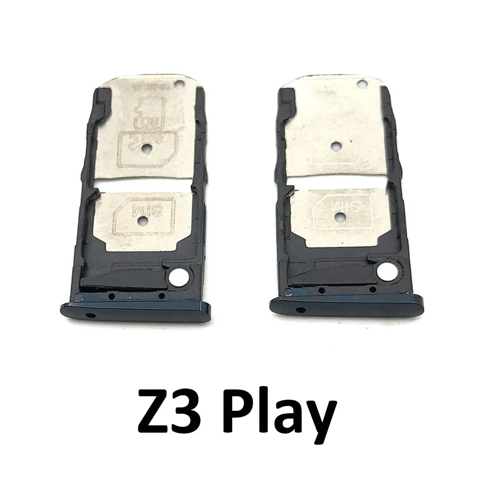 New For Motorola Moto Z Z2 Z3 Z4 Play Dual SIM Card Tray Slot Holder Replacement Parts Motorola phone repair parts