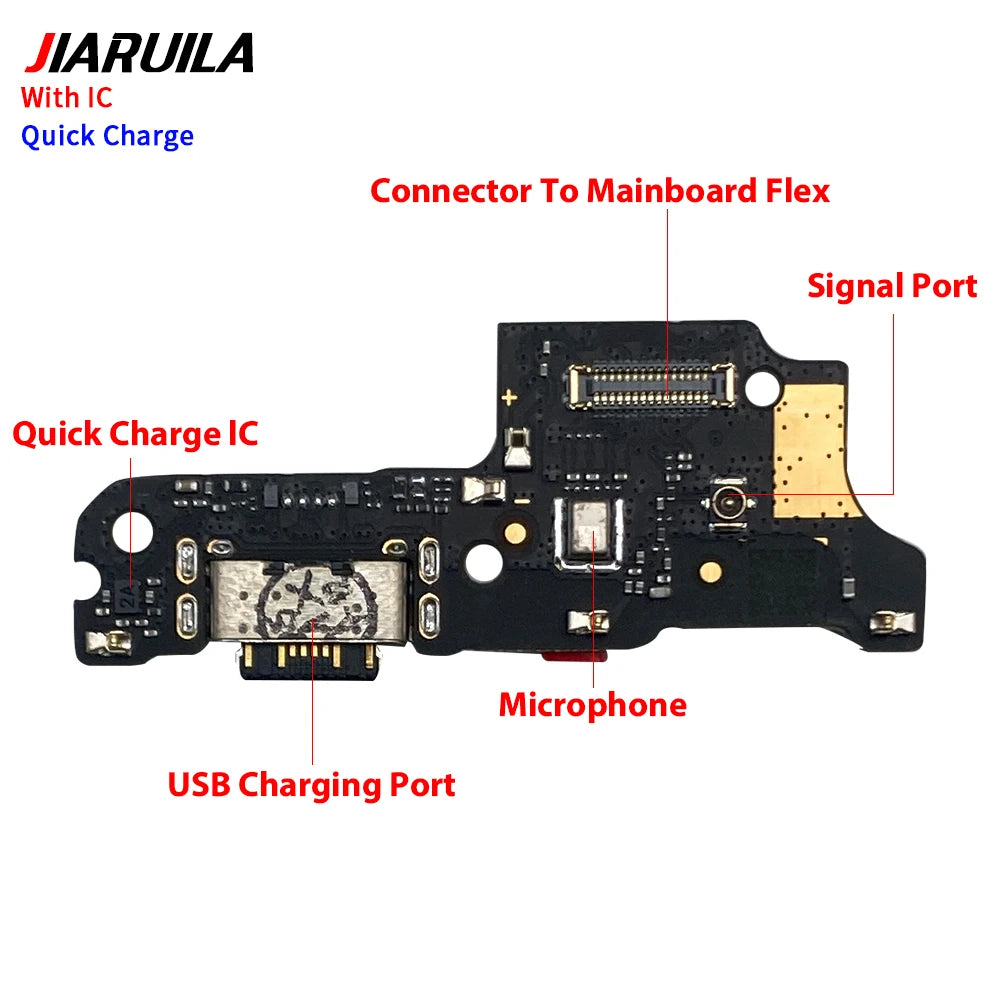 Dock Connector Micro USB Charger Charging Port Flex Cable Microphone Board For Xiaomi Poco C40 C50 C51 C61 C71 C55 C65 C75 C85  Xiaomi  Xiao mi phone repair parts