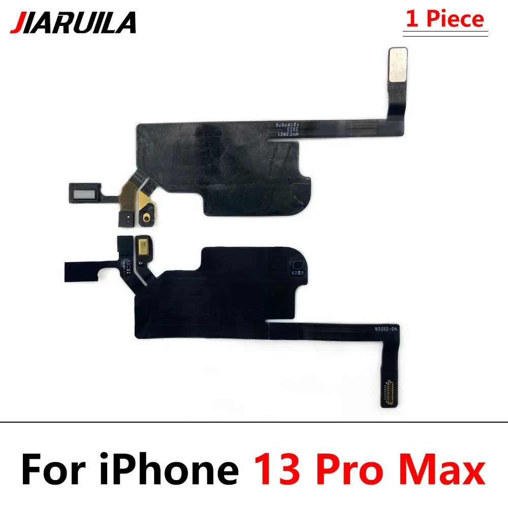 New For iPhone 13 14 15 16 17 Pro Max Front Ear Earpiece Speaker Proximity Light Sensor Flex Ribbon Cable iPhone phone repair parts